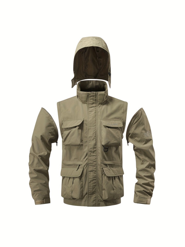Auden | Detachable-Hood Utility Jacket