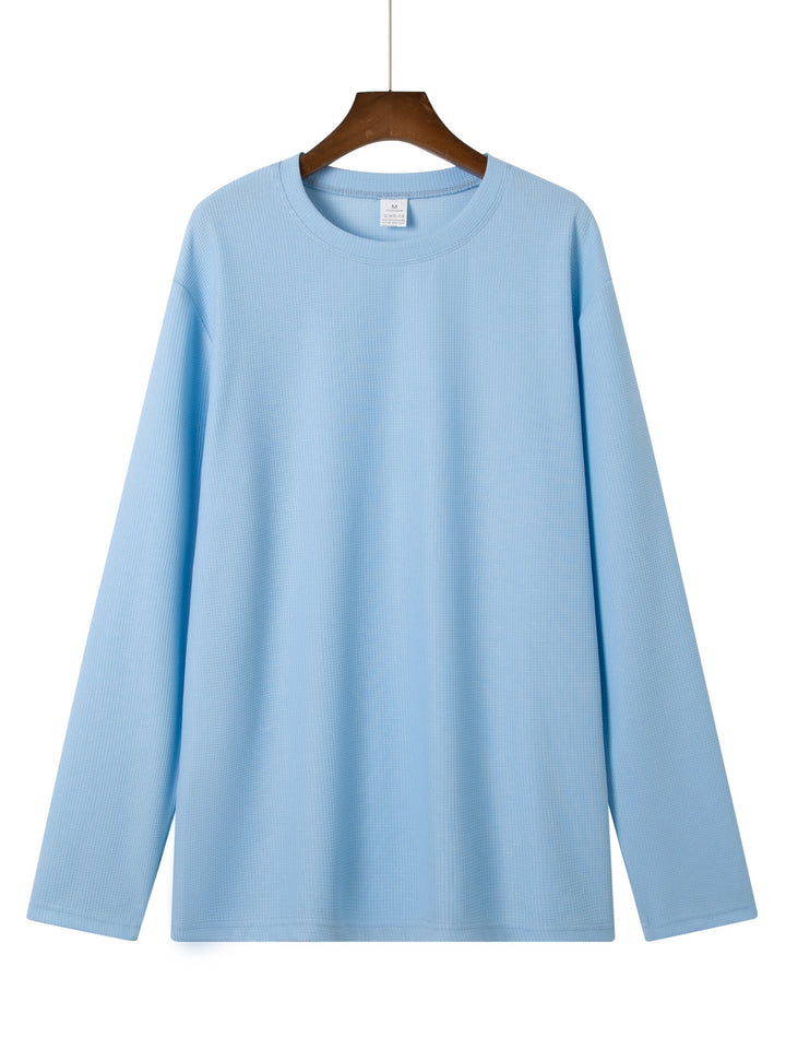 Frederick | Textured Waffle-Knit Long Sleeve Top