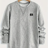 Clifford | Textured Knit-Look Long Sleeve Top