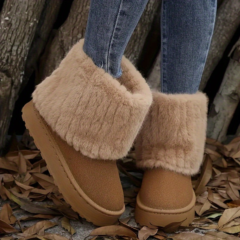 Elspeth | Cosy Platform Winter Boots