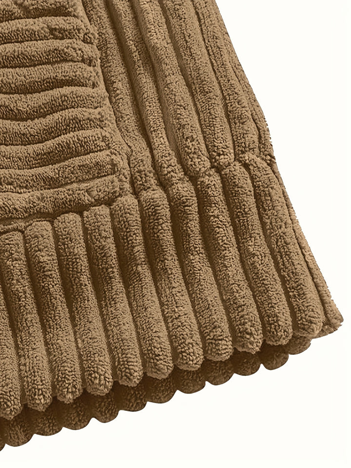 Lawrence | Ribbed Textured Hoodie