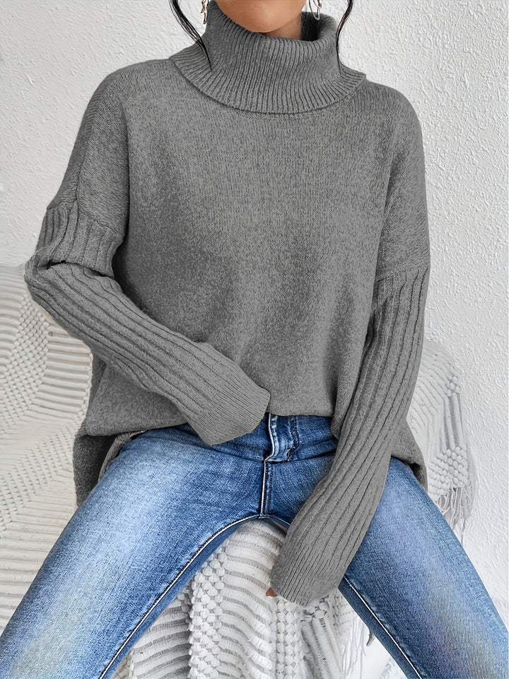 Brooke | High-Neck Relaxed Jumper