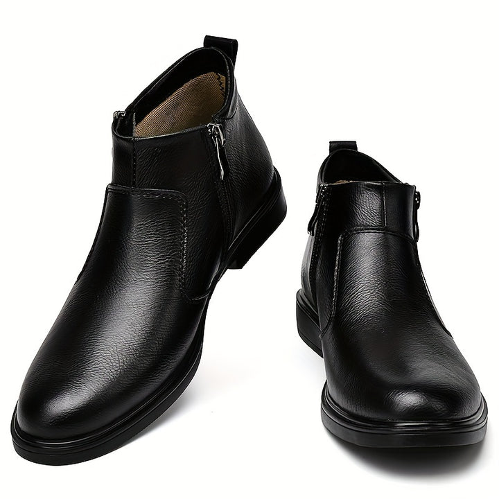 Sheldon | Warm-Lined Zip-Up Ankle Boots