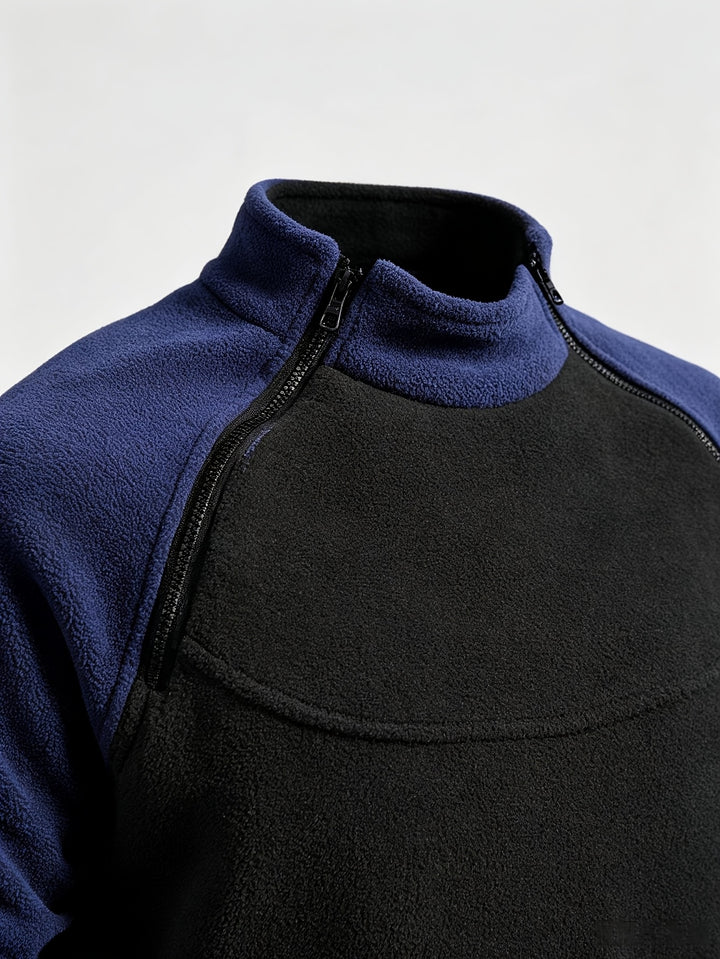 Grady | Zip-Detail Military Pullover