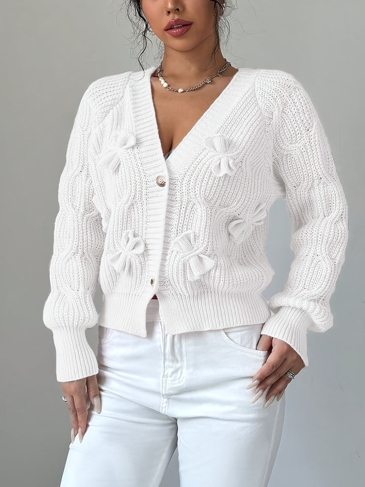 Primrose | Soft Bow-Detail Cardigan