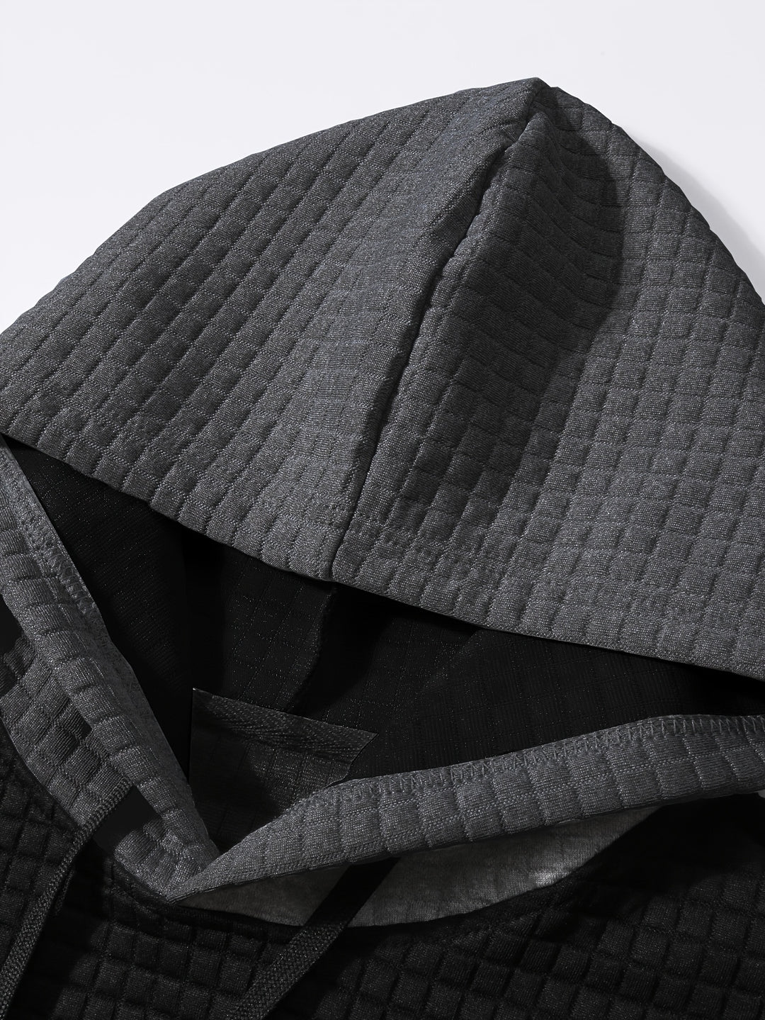 Rutherford | Textured Colour-Block Hoodie