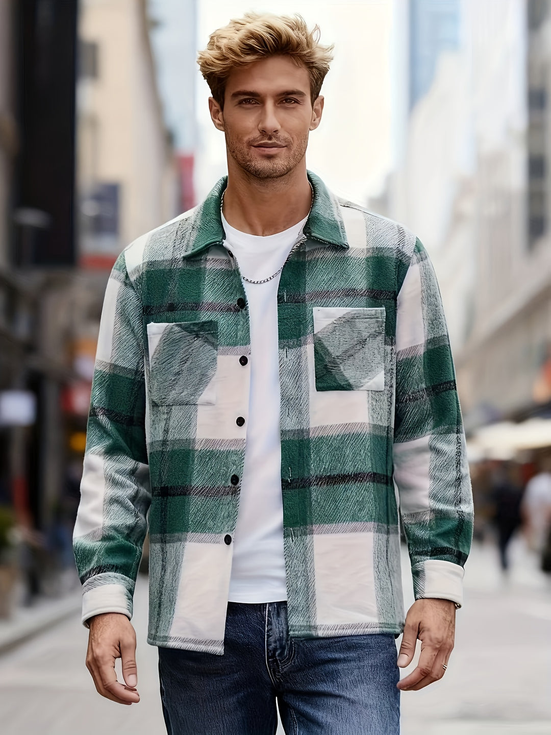 Wade | Rugged Checked Overshirt