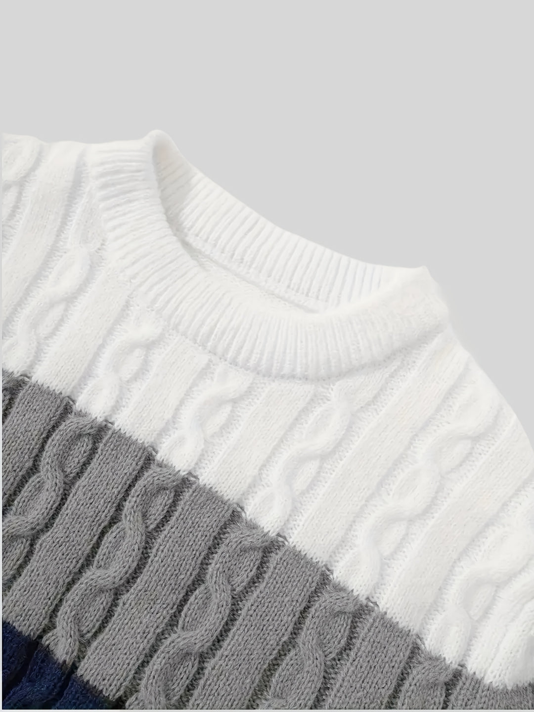 Bradley | Textured Cable-Knit Sweater