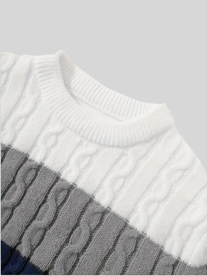 Bradley | Textured Cable-Knit Sweater
