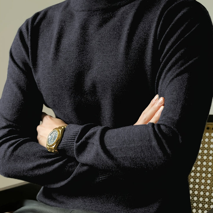 Tobias | Refined High-Neck Sweater