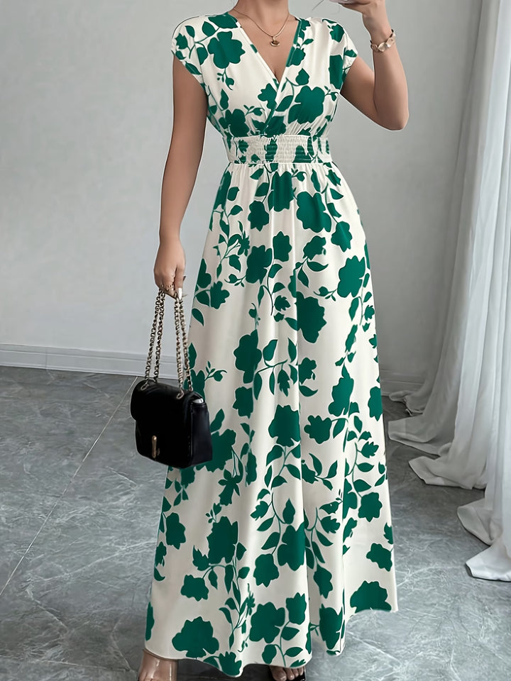 Sariyah | Elegant V-Neck Sleeveless Dress