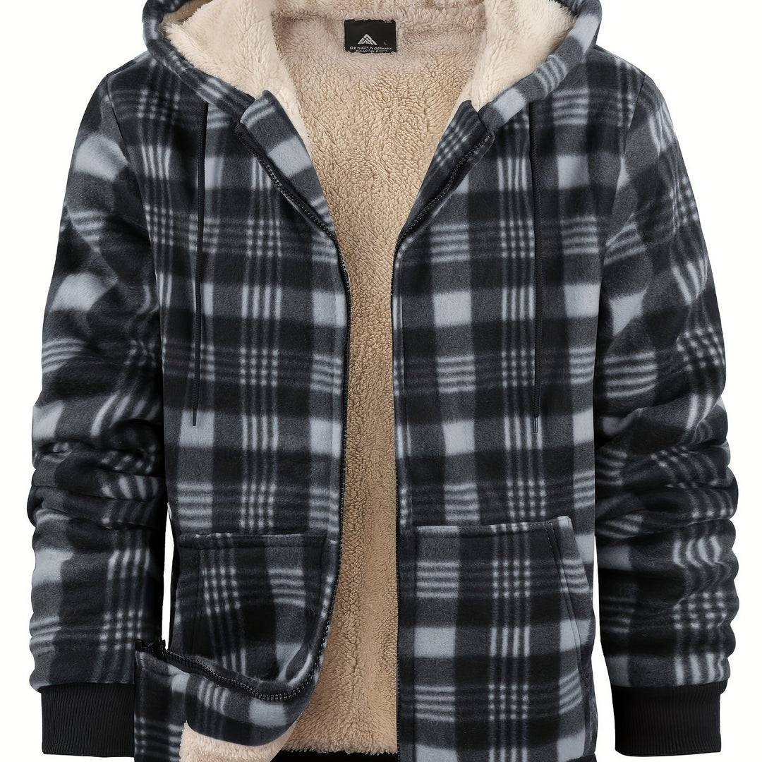 Colton | Hooded Sherpa-Lined Shirt Jacket