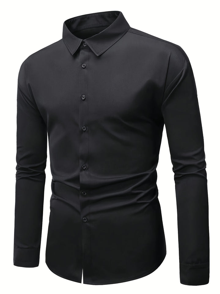 Nicholas | Tailored Long-Sleeve Dress Shirt