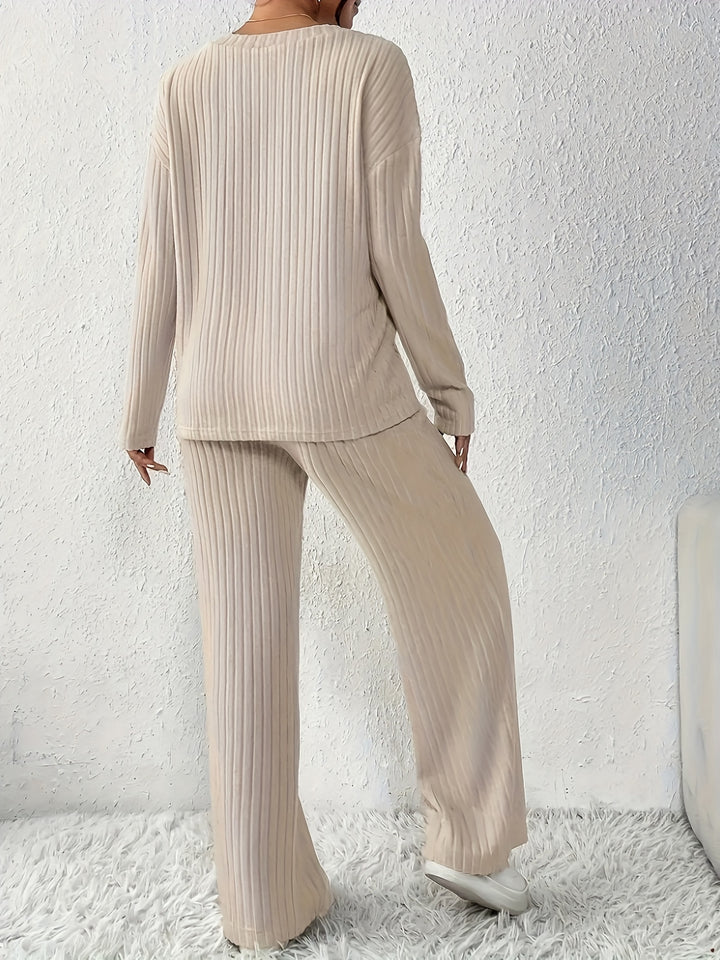 Marissa | Relaxed Ribbed Two-Piece Set