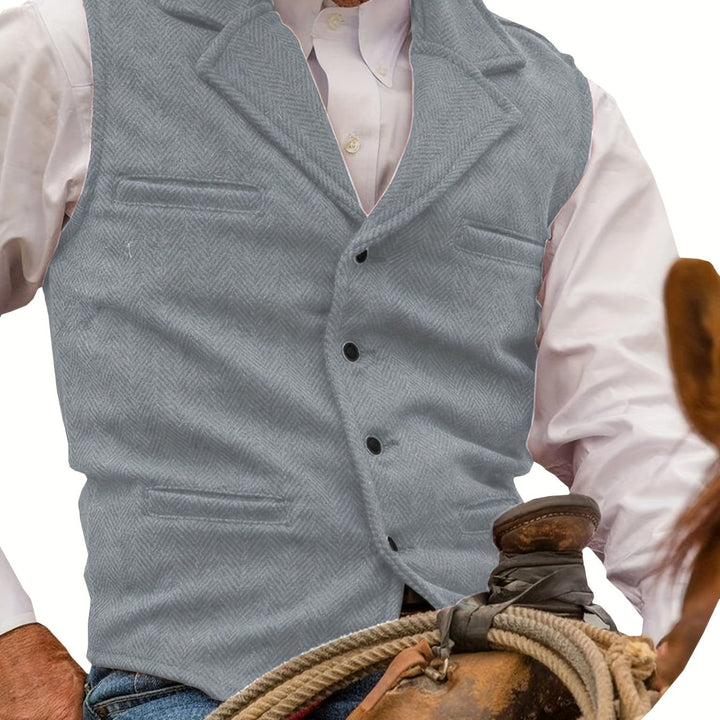 Rhodes | Heritage Herringbone Waistcoat
