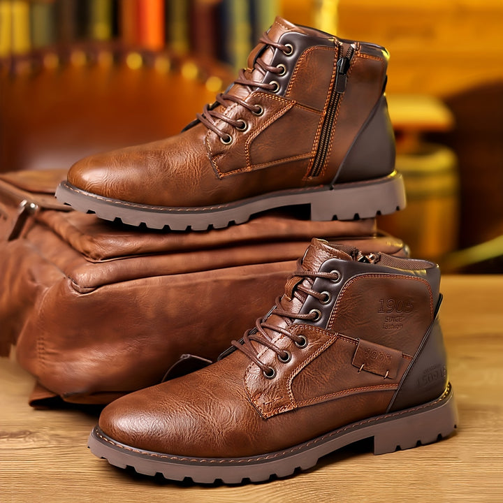 Rhys | Rugged Lace-Up Boots