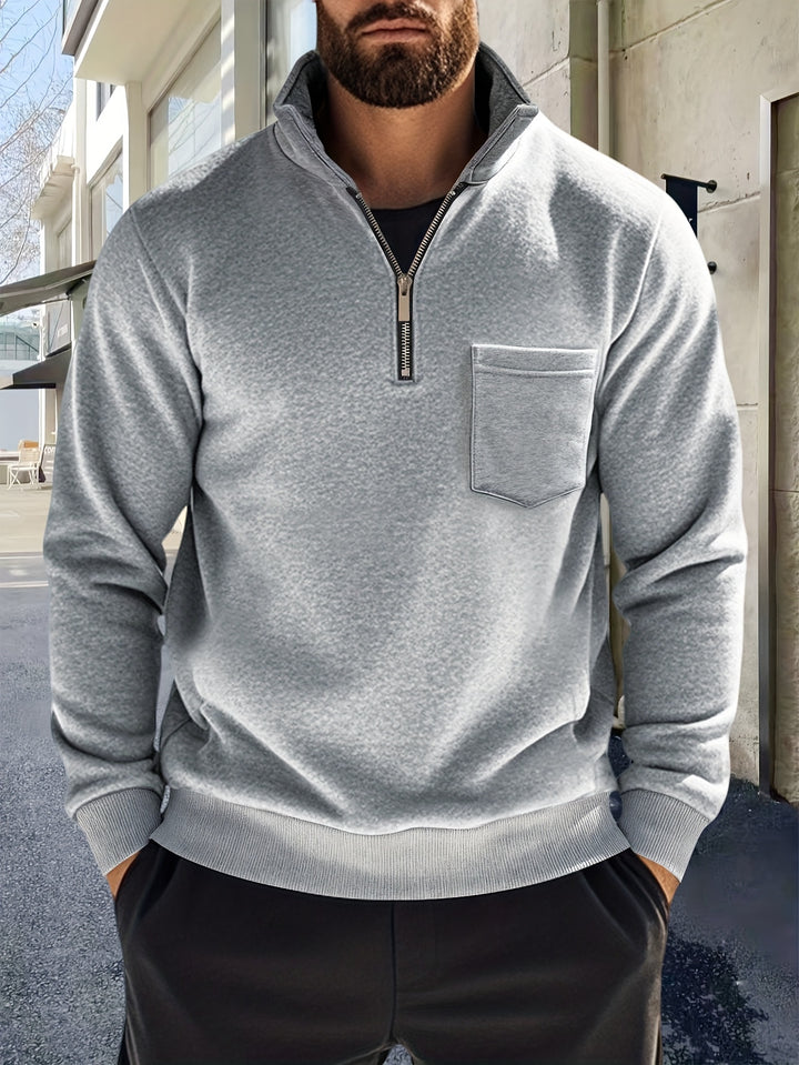 Oscar | Refined Half-Zip Pullover