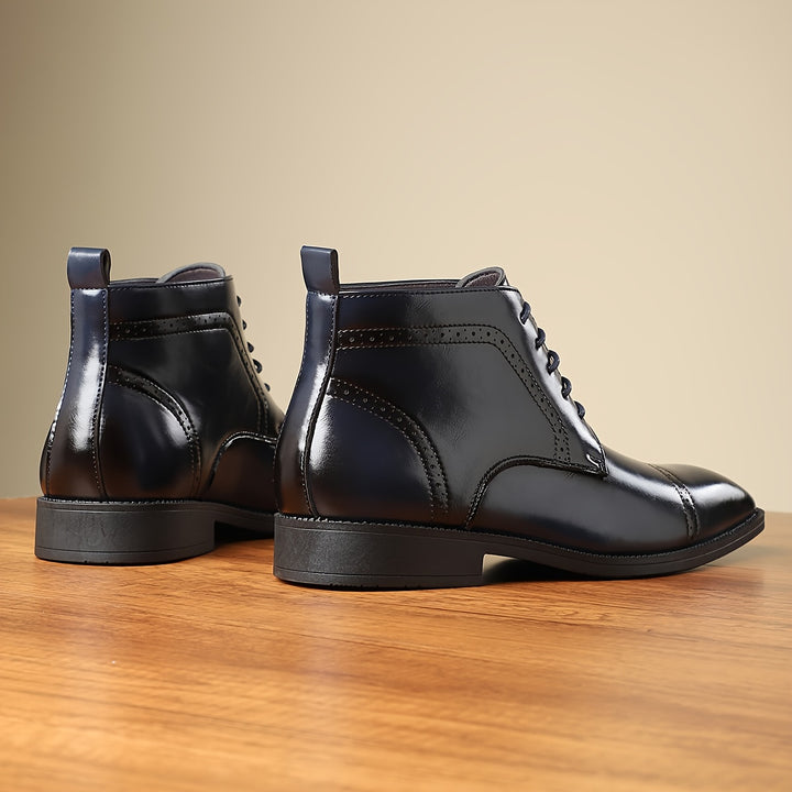 Redmond | Refined Cap-Toe Lace-Up Boots