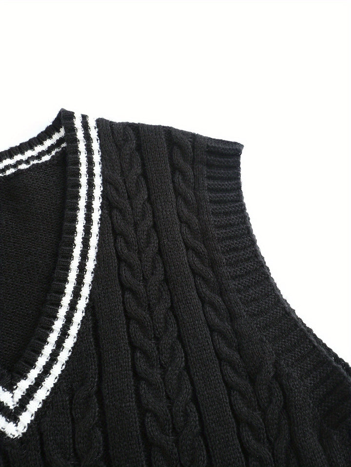 Lionel | Classic Cable-Knit Sweater Vest