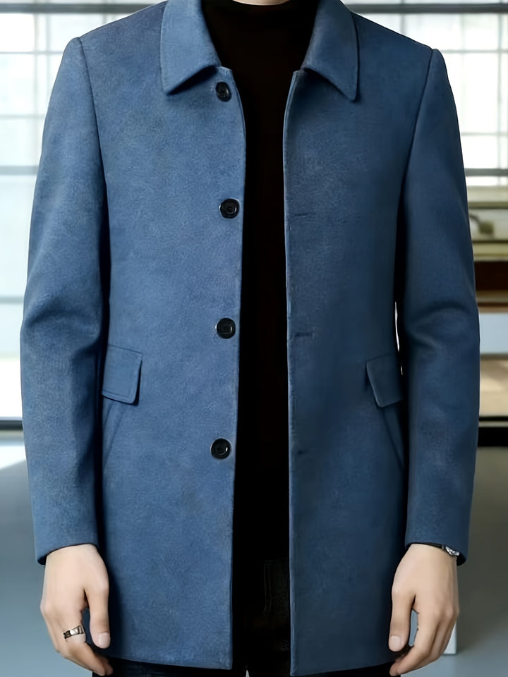 Cedric | Tailored Single-Breasted Overcoat