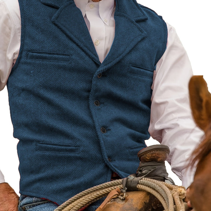 Rhodes | Heritage Herringbone Waistcoat