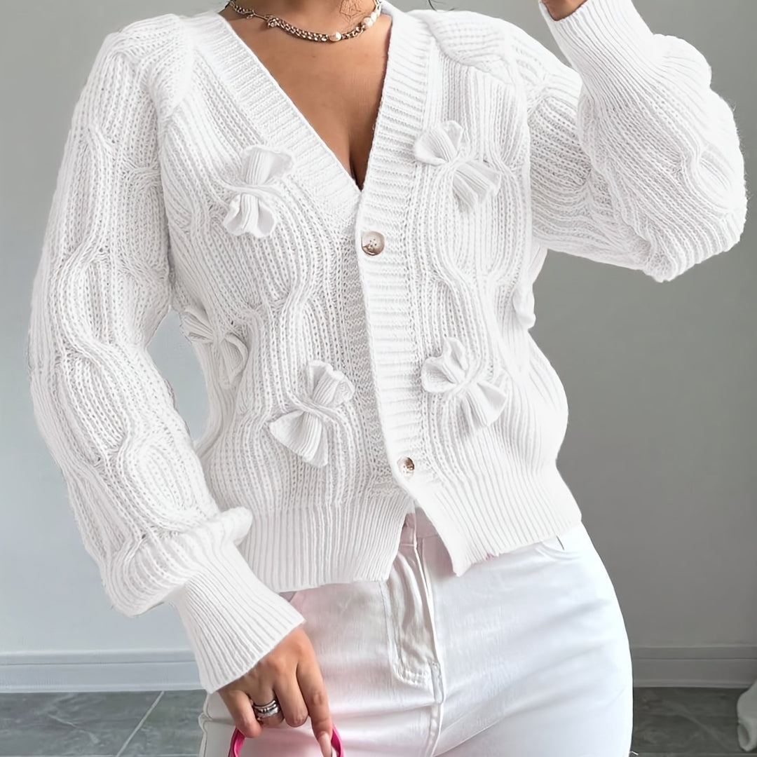 Primrose | Soft Bow-Detail Cardigan