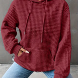 Rosaline | Textured Relaxed Hoodie
