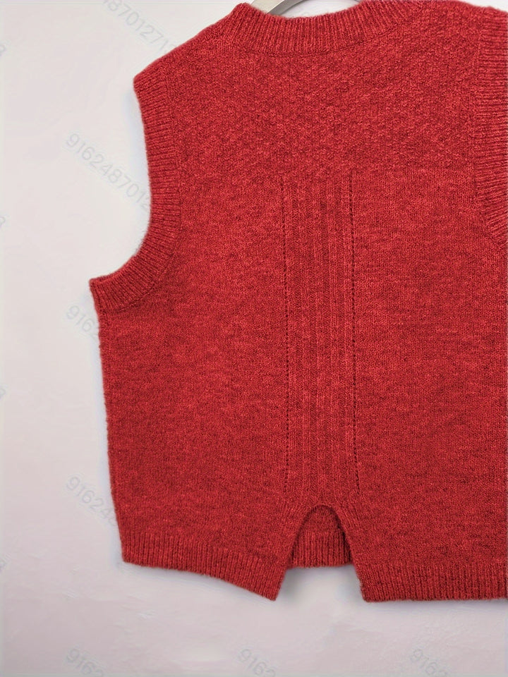 Eliza | Cable-Knit Vest