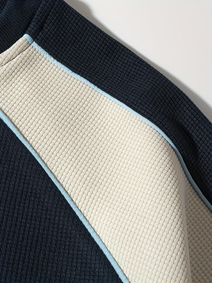 Dean | Colour-Block Crewneck Sweatshirt