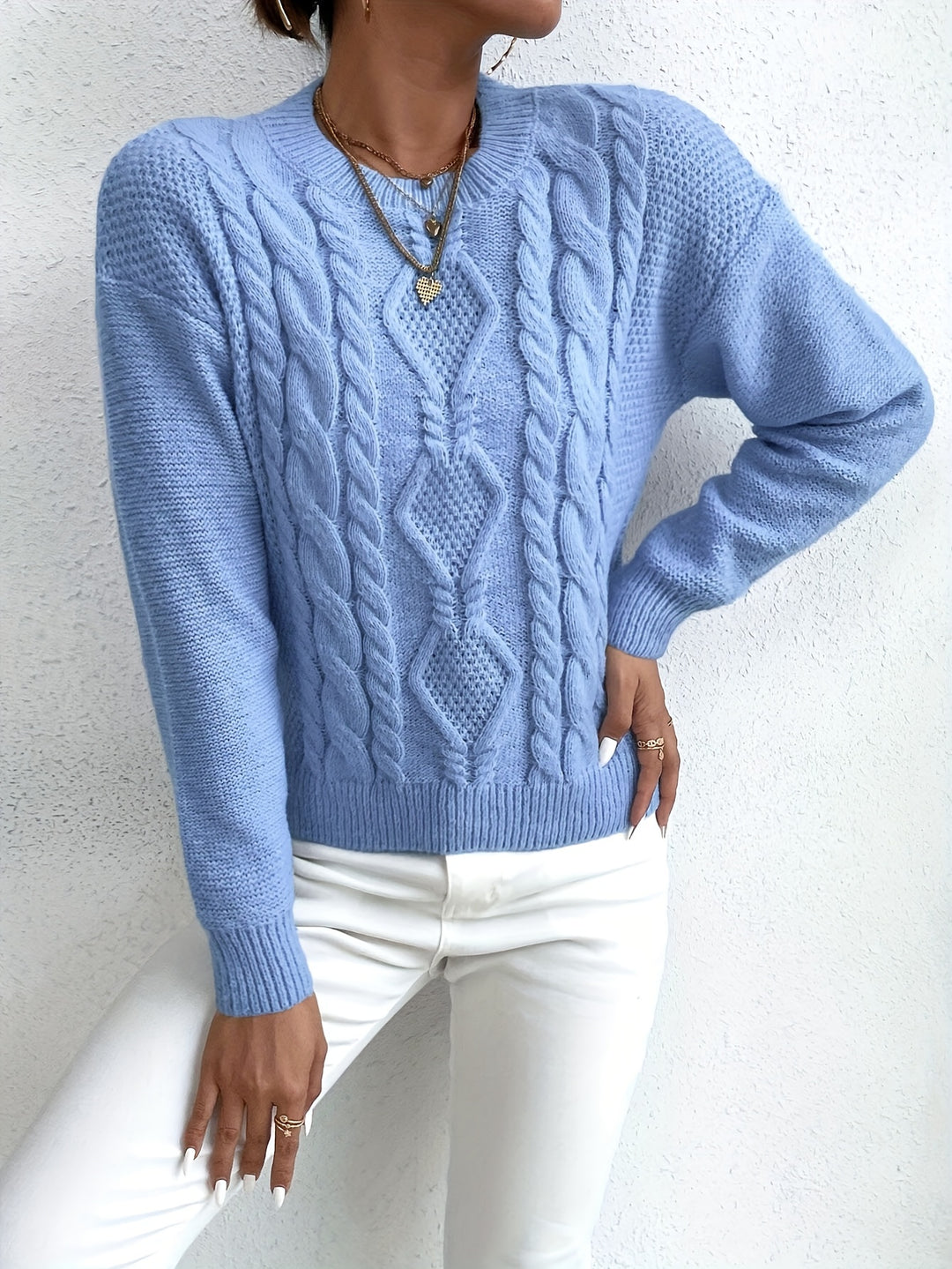 Gwendolyn | Chunky Cable-Knit Jumper