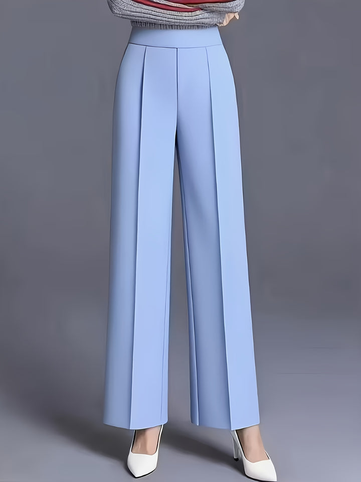 Marlene | High-Waisted Straight-Leg Trousers
