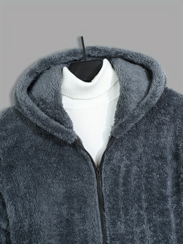 Trevor | Cosy Hooded Zip Jacket