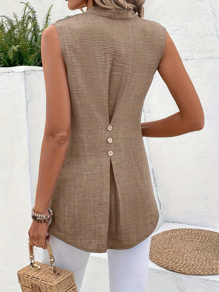 Tessa | Relaxed Sleeveless Blouse
