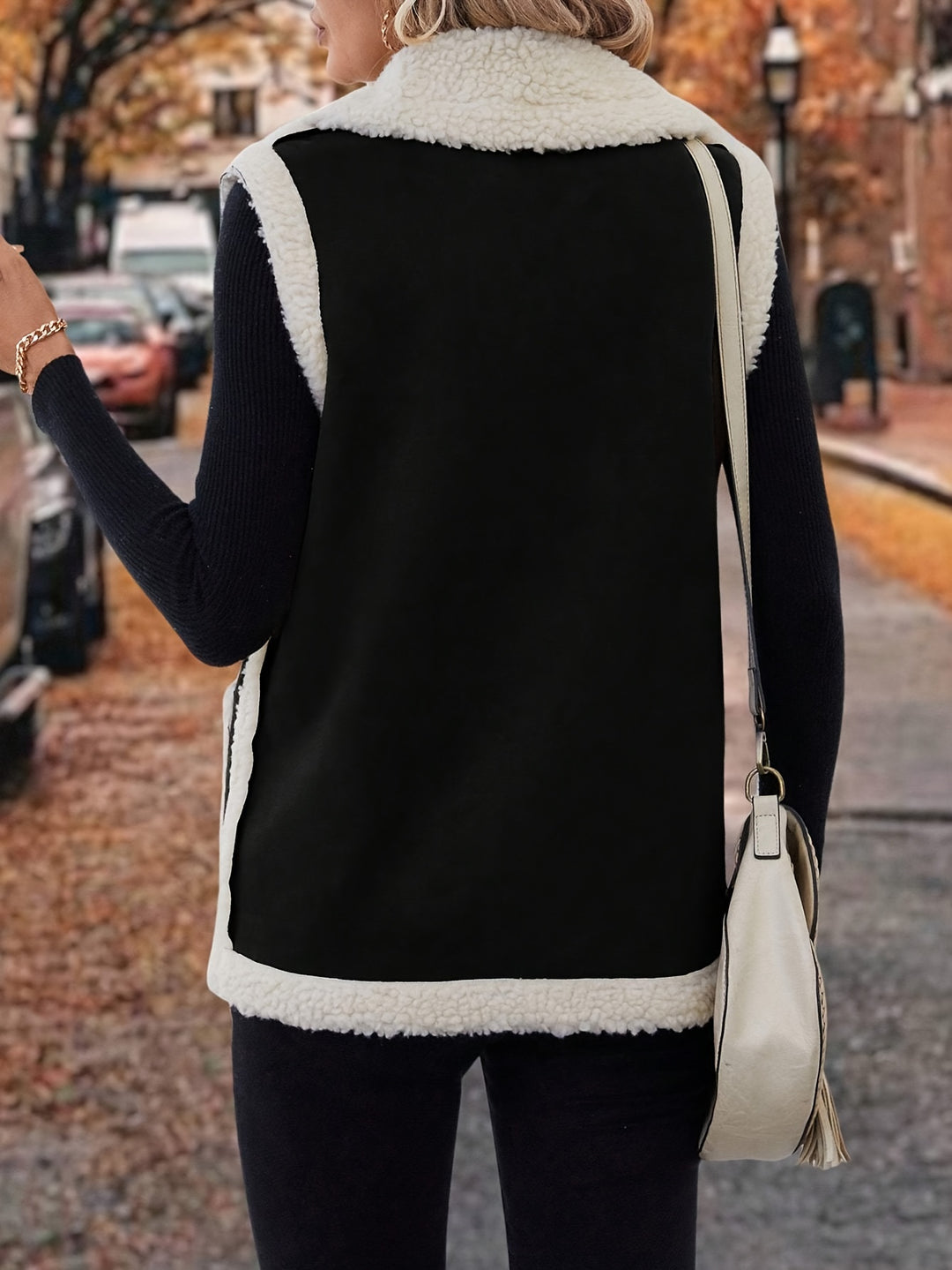 Cecily | Cosy Lined Lapel Gilet