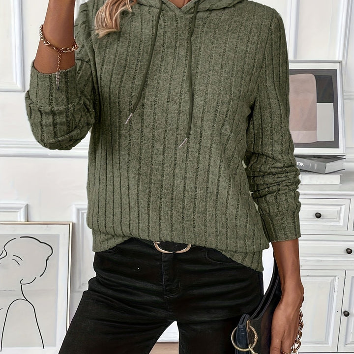 Noreen | Cosy Ribbed Hoodie