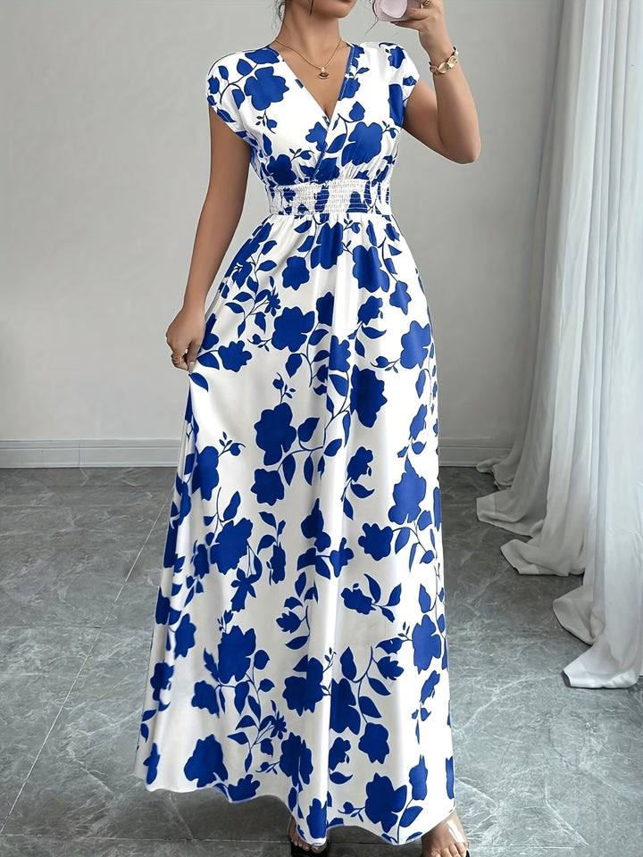 Sariyah | Elegant V-Neck Sleeveless Dress
