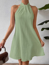 Aurora | Stylish Halter Neck Mini Dress
