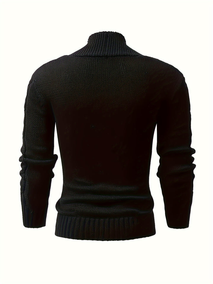 Donovan | Cable-Knit Button Cardigan