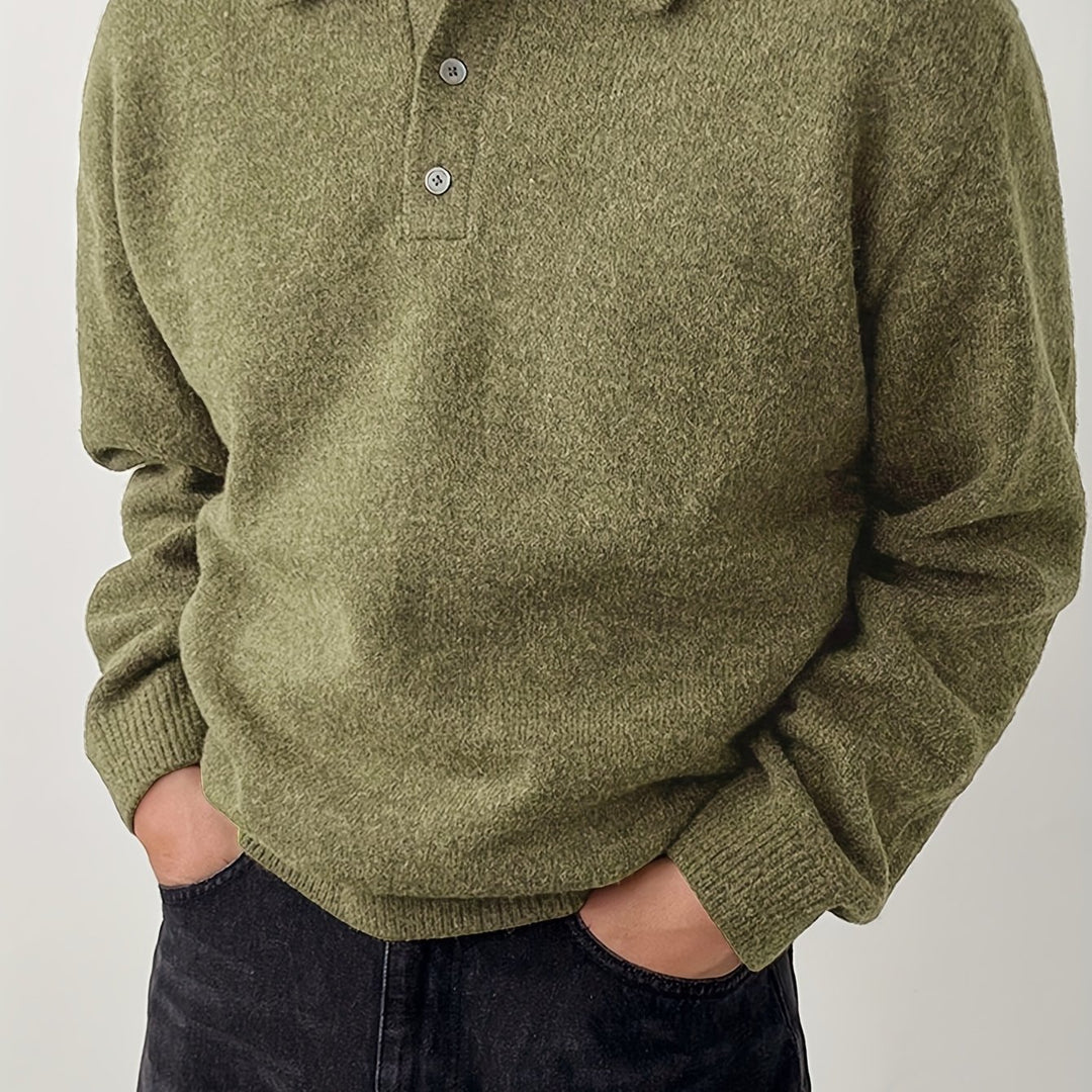 Reid | Polo Collar Knit Jumper