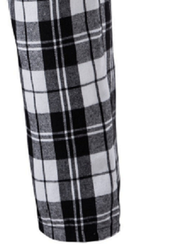 Nathaniel | Relaxed Checked Lounge Trousers
