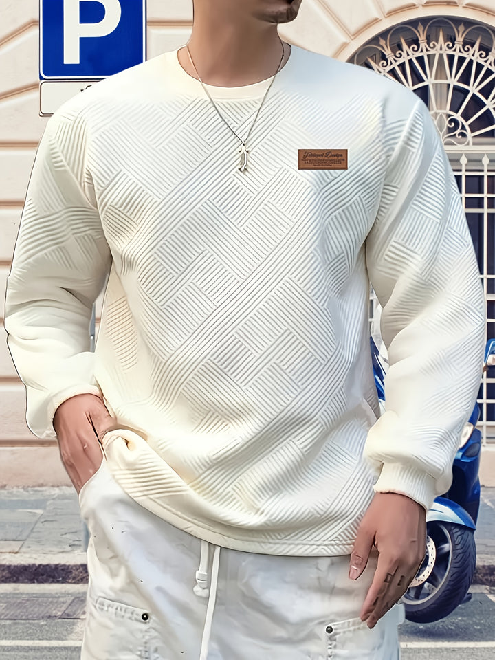 Camden | Textured Crew Neck Sweatshirt