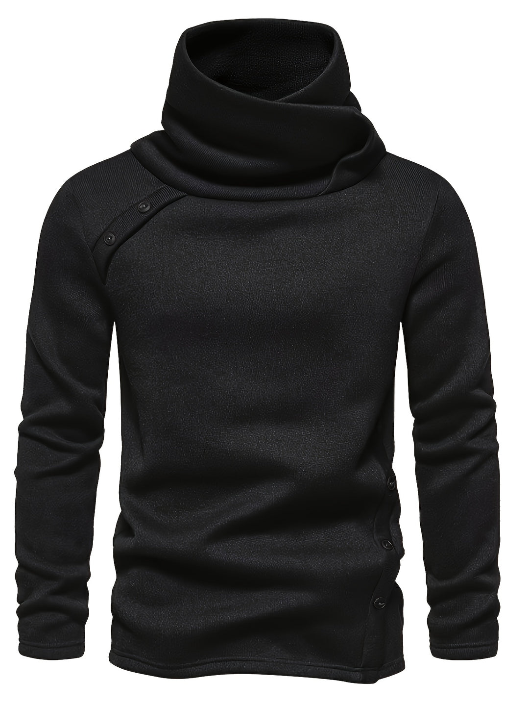 Marcus | Slouch-Neck Button Sweater