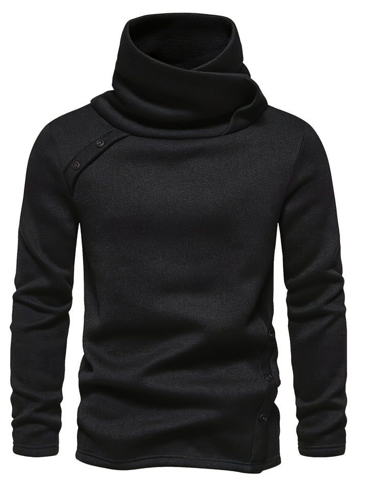 Marcus | Slouch-Neck Button Sweater