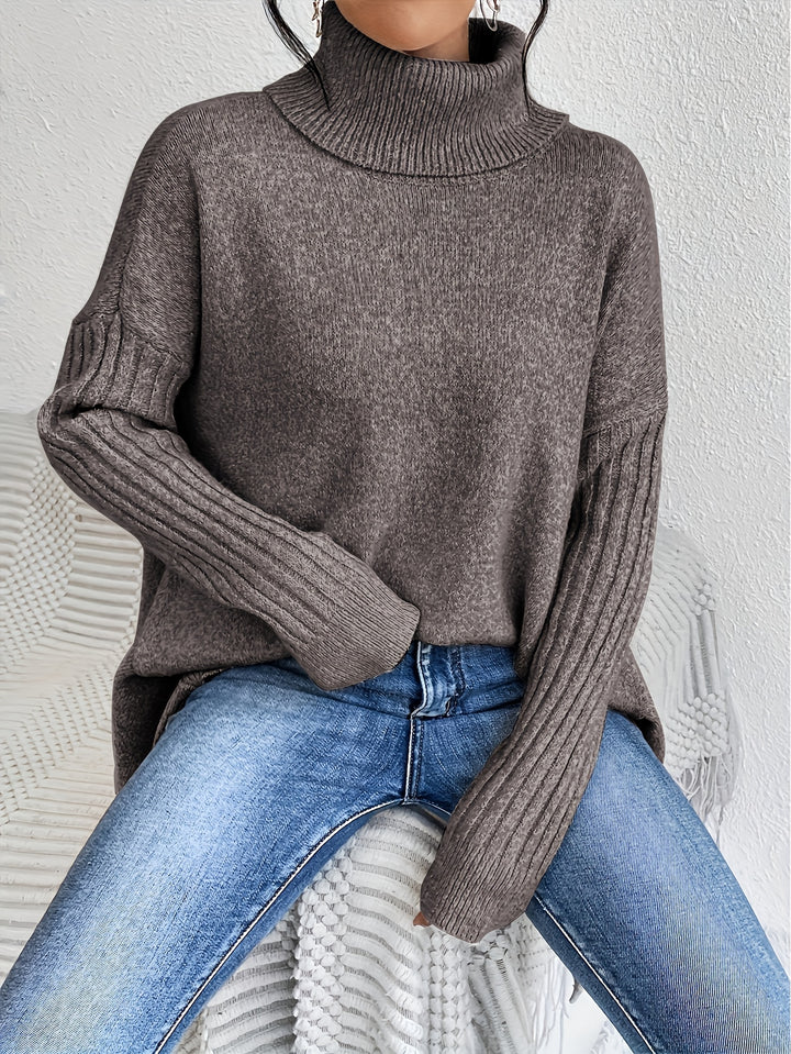 Brooke | High-Neck Relaxed Jumper