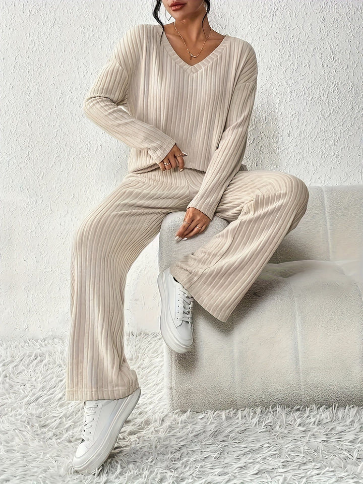 Marissa | Relaxed Ribbed Two-Piece Set
