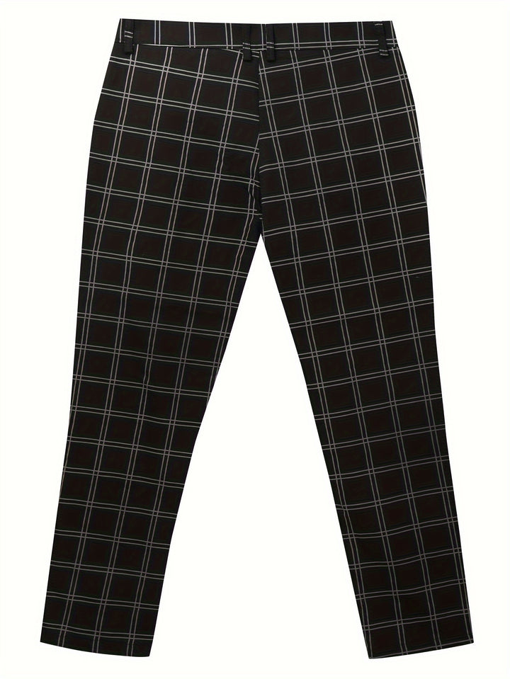 Ellison | Slim-Fit Checked Trousers