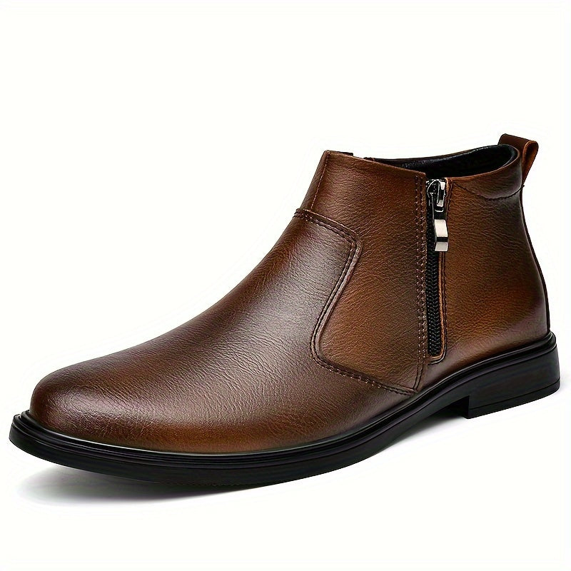 Sheldon | Warm-Lined Zip-Up Ankle Boots