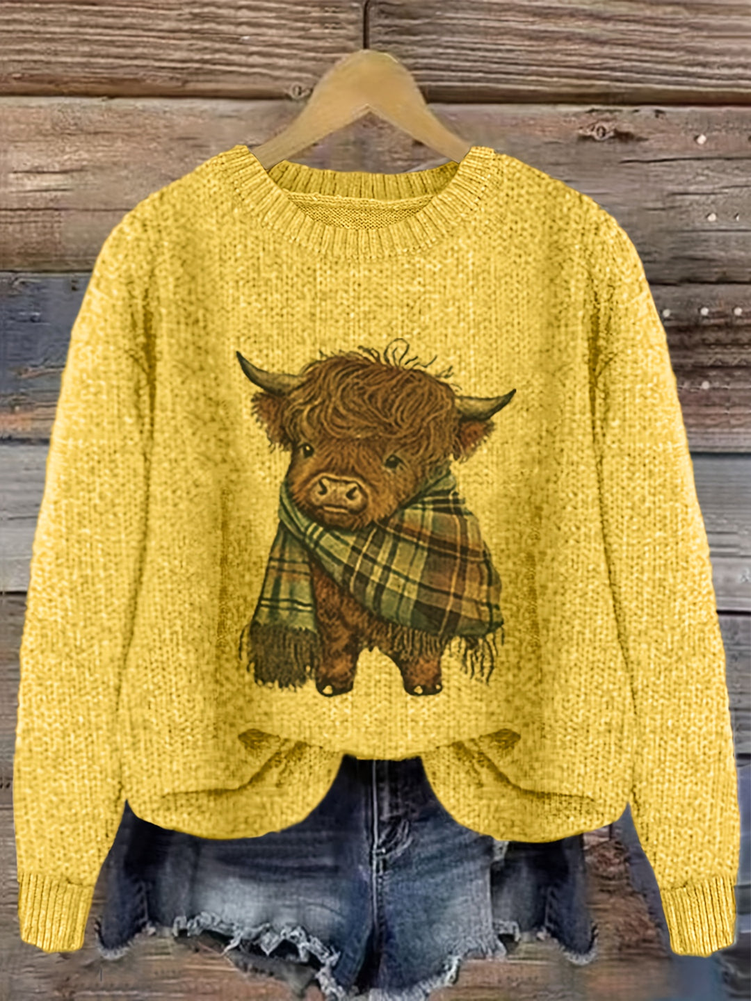 Bonnie | Cosy Highland Cow Pullover