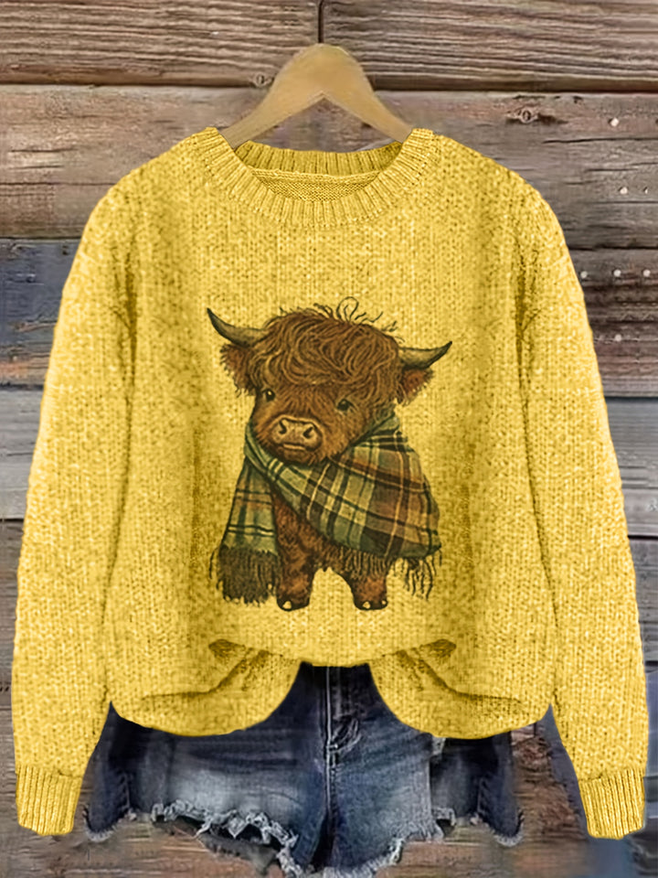 Bonnie | Cosy Highland Cow Pullover
