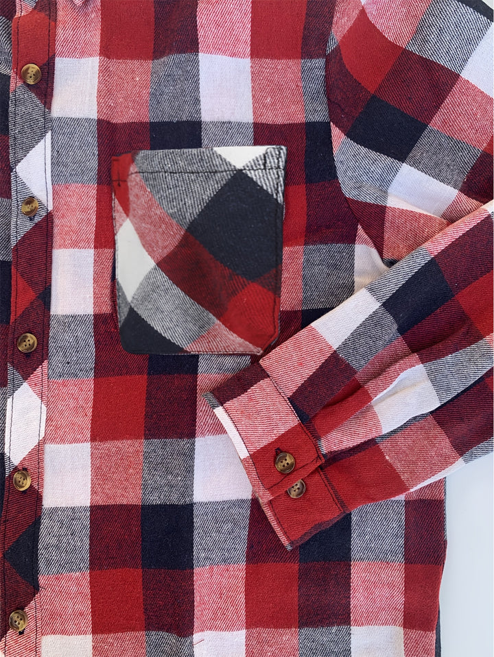 Everly | Checked Button-Up Shirt